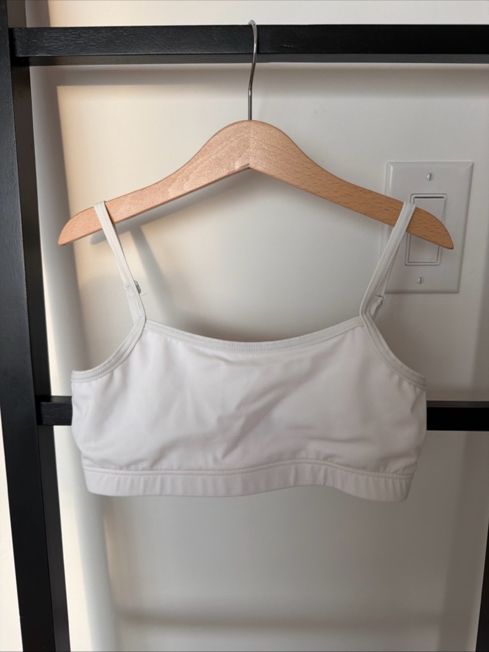 Weissman White Girls Seamless Dance Bra